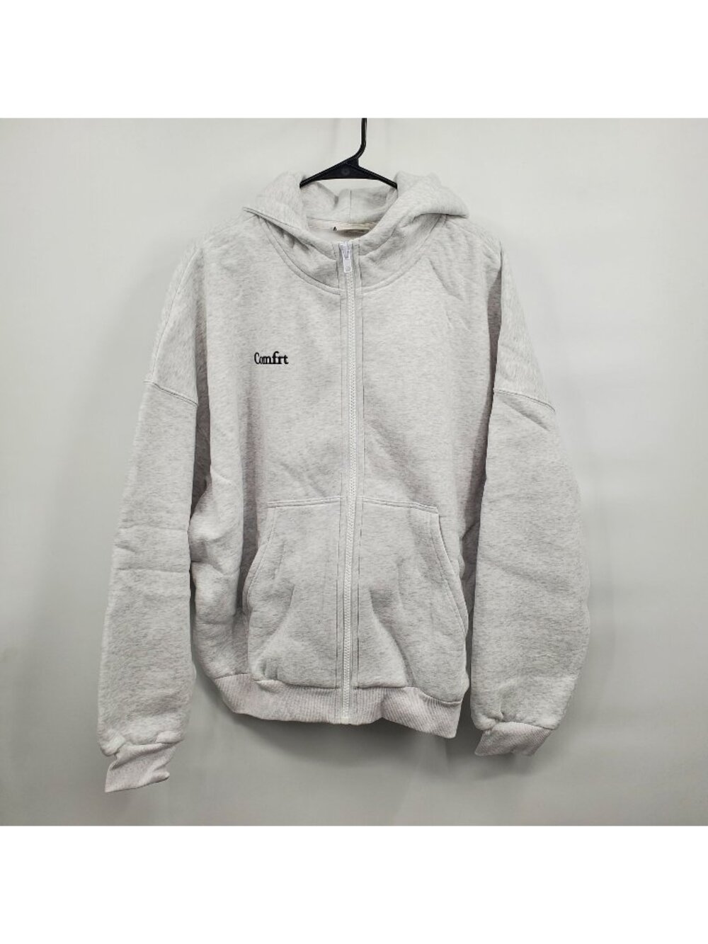 Comfrt Cloud Zip Hoodie Sweater Top Women Size XS NWT Loungewear Storm UNISEX
